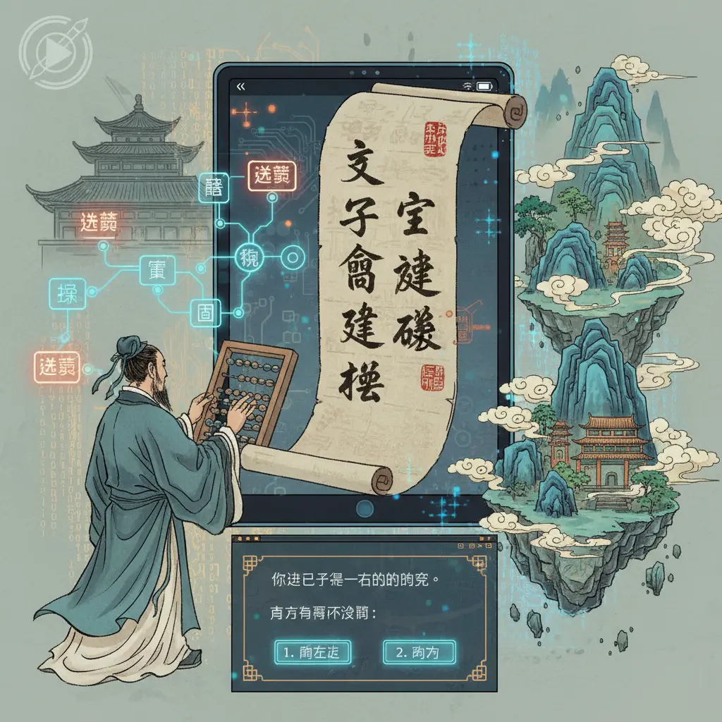 遊戲機制 - 文字冒險遊戲