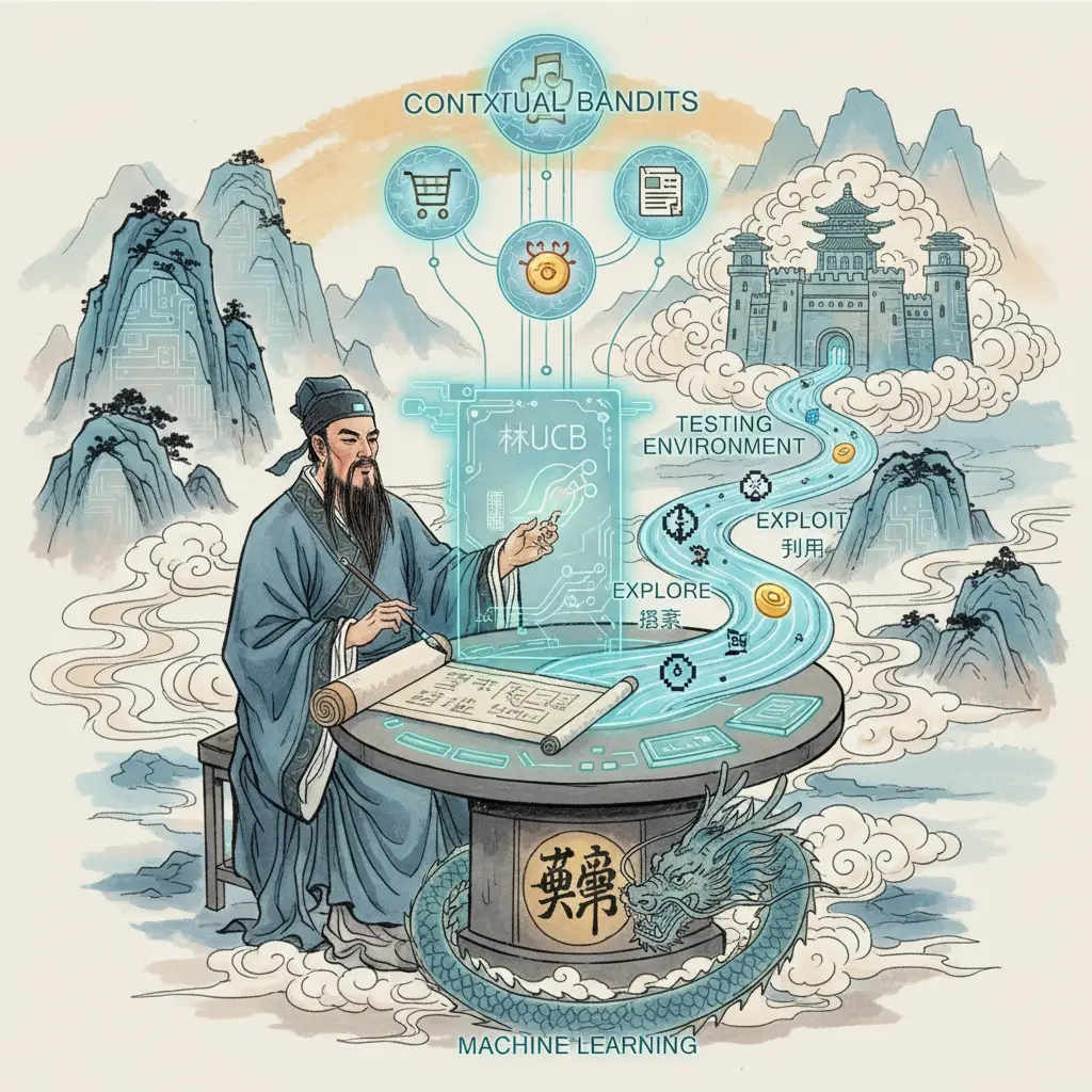 Contextual Bandit Testing - LinUCB