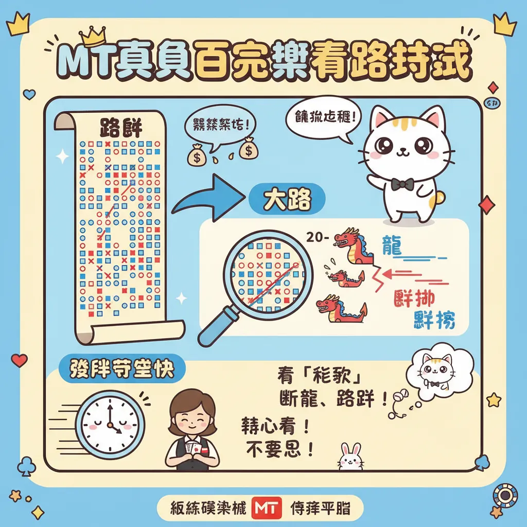 MT真人百家樂技巧：如何透過看路方式提升勝率