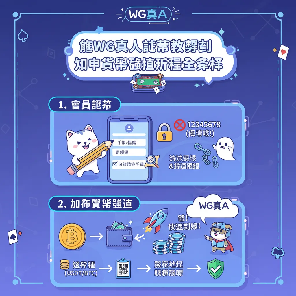 從WG真人註冊教學到加密貨幣儲值流程全解析