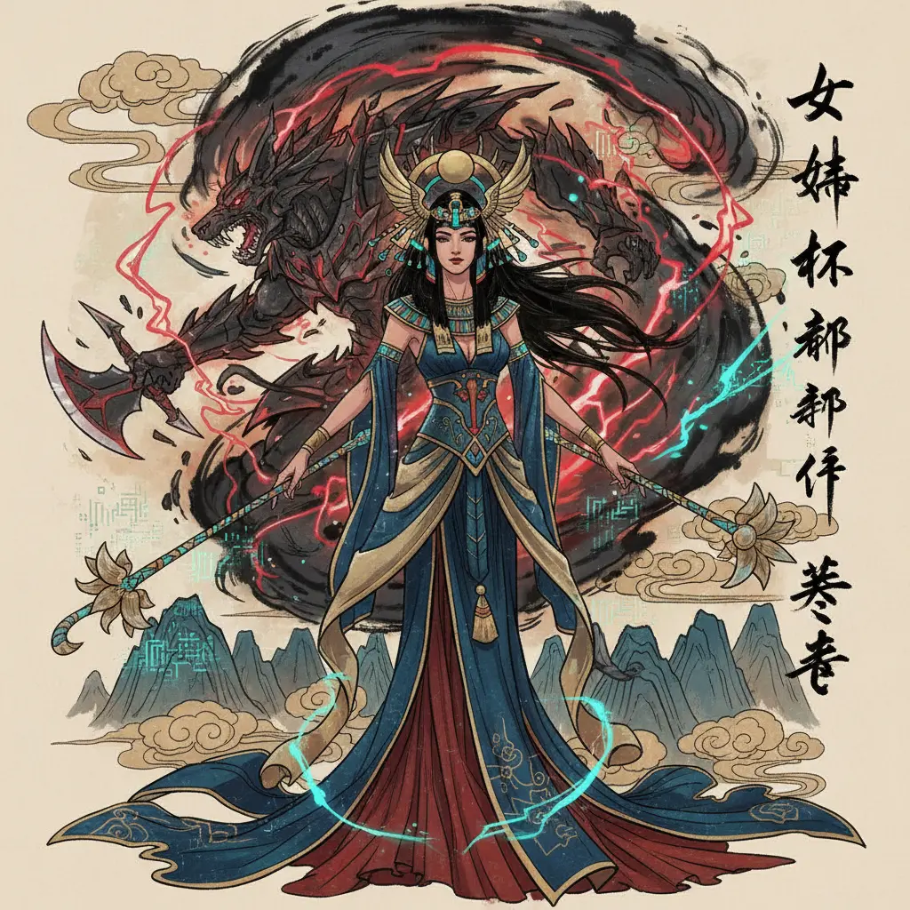 戰神賽特 - 女神奈芙蒂絲
