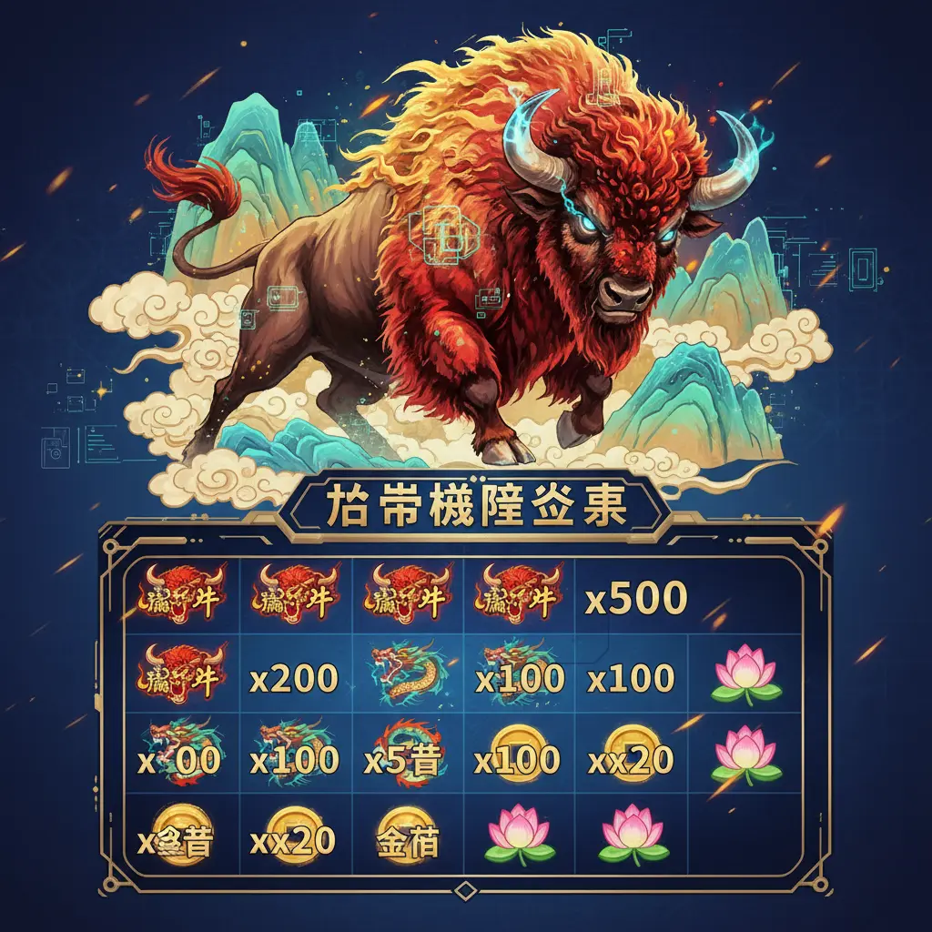 老虎機賠率表 - 瘋狂野牛